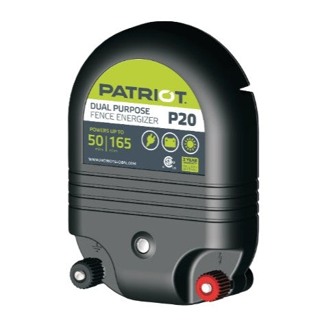 Patriot P20 Dual Purpose Fence Energizer (12V/110V)