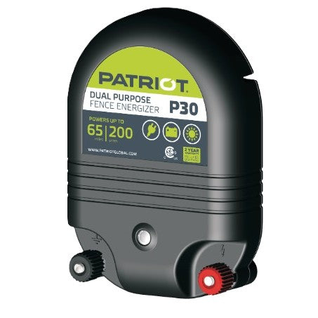 Patriot P30 Dual Purpose Fence Energizer (12V/110V)