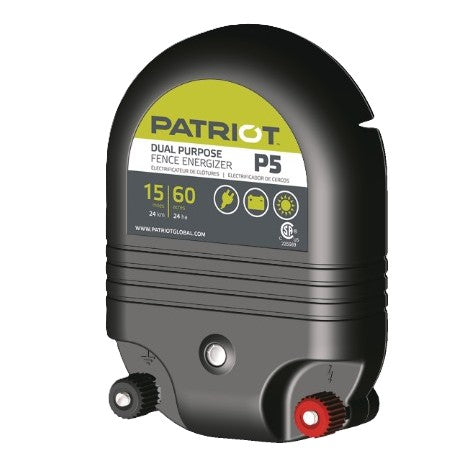 Patriot P5 Dual Purpose Fence Energizer (12V/110V)