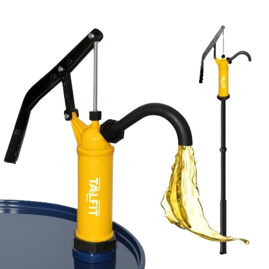 Lever Action Barrel Pump Fits 5 to 55 Gallon Drums & Barrels (Reinforced PP - High Corrosion Resistance)