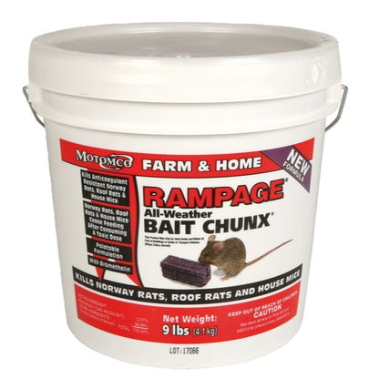 Rampage Rodenticide for Rats, Mice & Meadow Voles