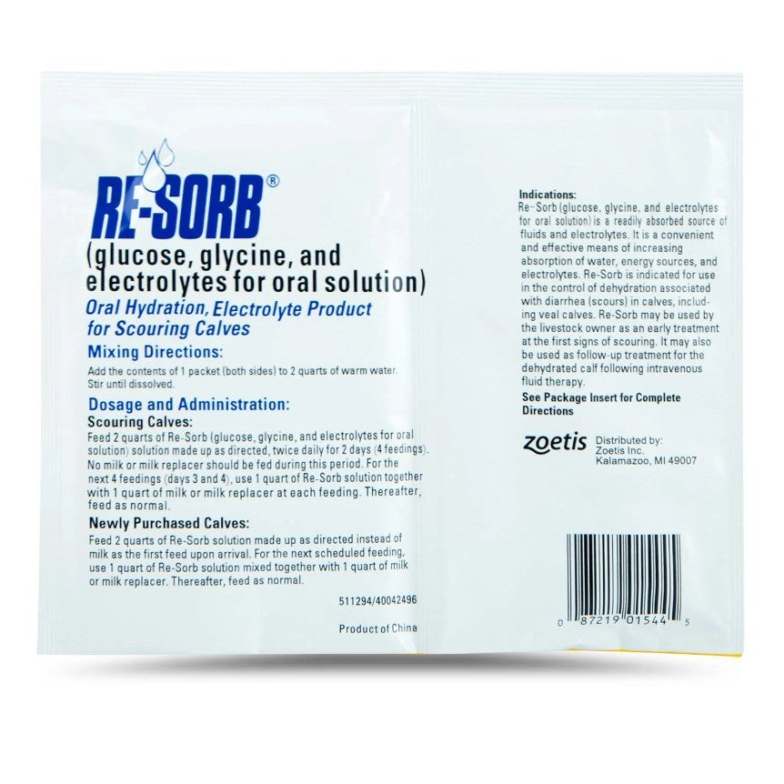 Re-Sorb Oral Hydration, Electrolyte Product