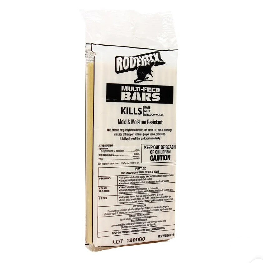 Rodentex Rat, Mouse and Meadow Vole Multi-Feed Bars