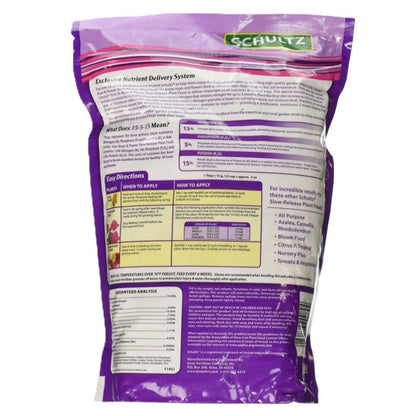 ROSE & FLOWER SLOW RELEASE PLANT FOOD 15-5-15 (3.5 lb)