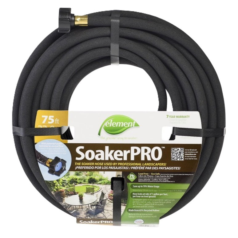Garden Hose - Element Soaker 3/8" x 75'