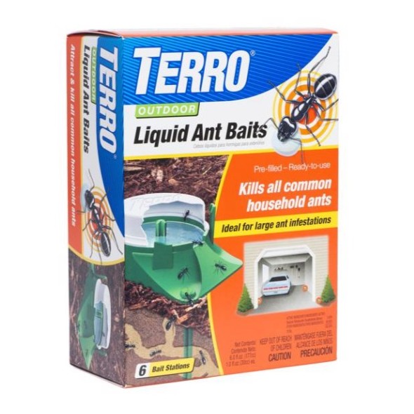 TERRO 6 Oz. Outdoor Liquid Ant Bait Station (6-Pack)