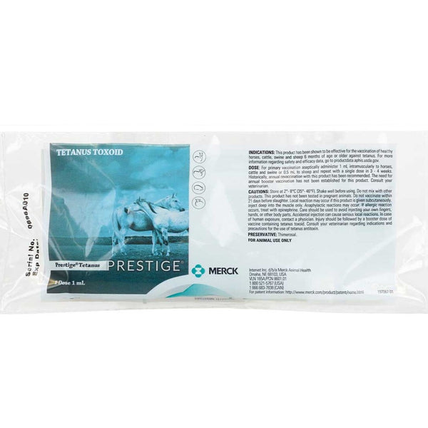 Tetanus Toxoid Livestock Vaccine