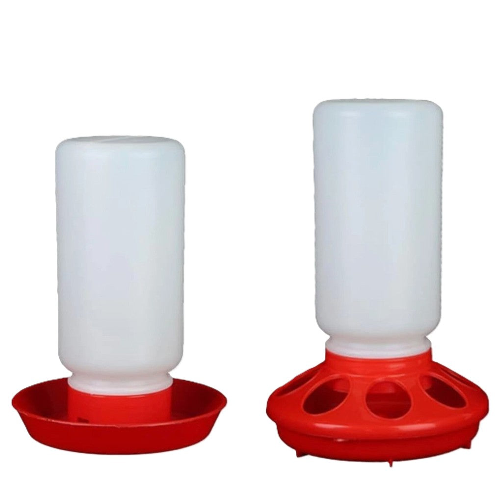 1 Quart Screw-On Poultry Waterer and Feeder